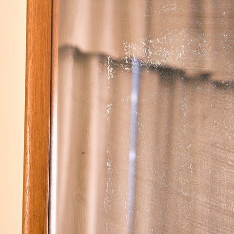 Swedish mirror in teak by Eriksmålaglas