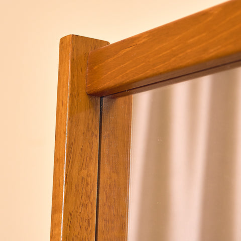 Swedish mirror in teak by AB Nybrofabriken