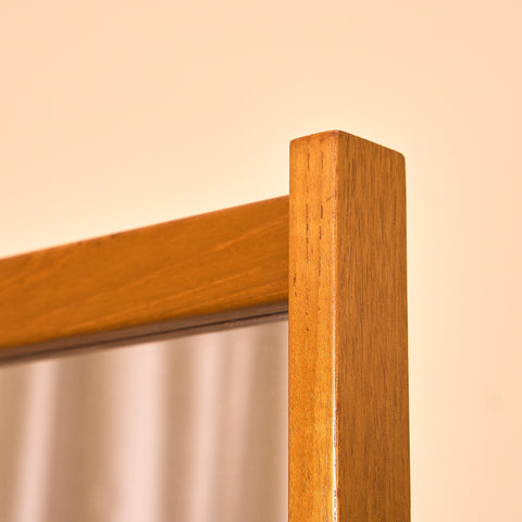 Swedish mirror in teak by AB Nybrofabriken