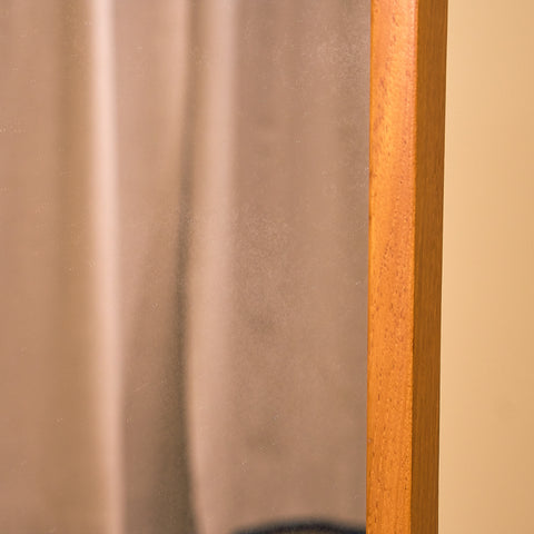 Swedish mirror in teak by AB Nybrofabriken