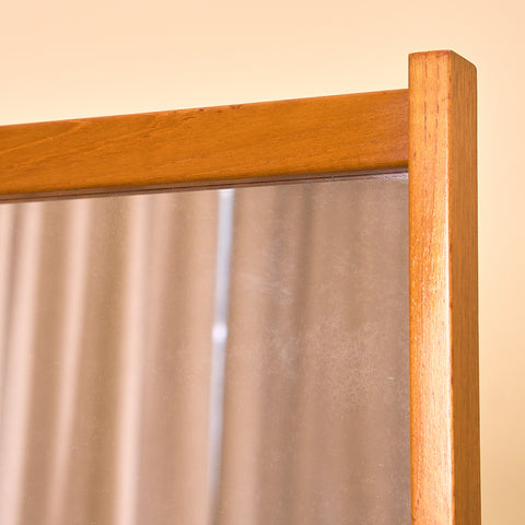 Swedish mirror in teak by AB Nybrofabriken