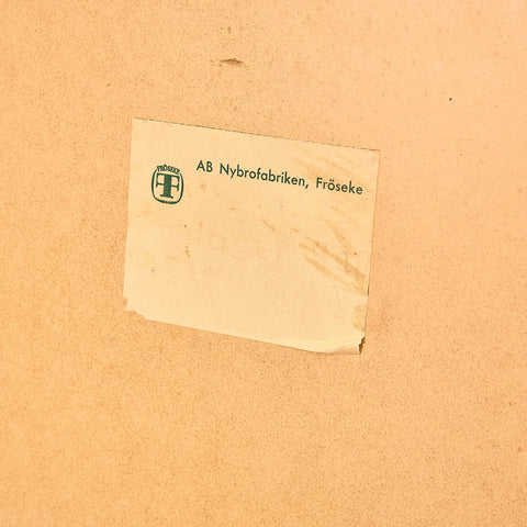 Swedish mirror in teak by AB Nybrofabriken