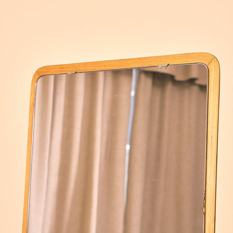 Swedish mirror in beech by SCO