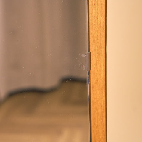 Swedish mirror in beech by SCO