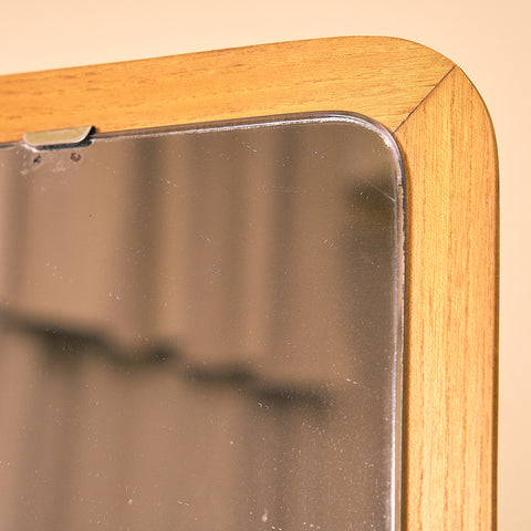 Swedish mirror in beech by SCO