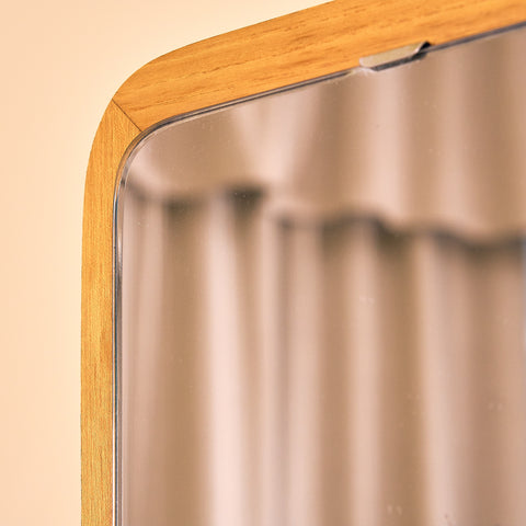 Swedish mirror in beech by SCO