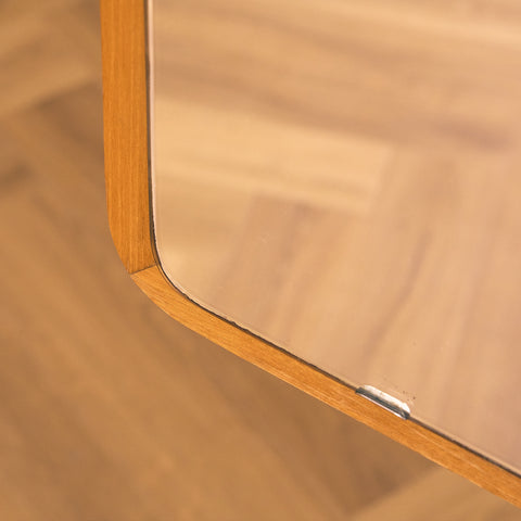 Swedish mirror in beech by SCO