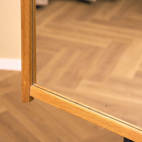 Swedish mirror in oak by AB Nybrofabriken