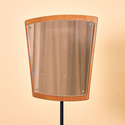 Mid-century mirror in teak