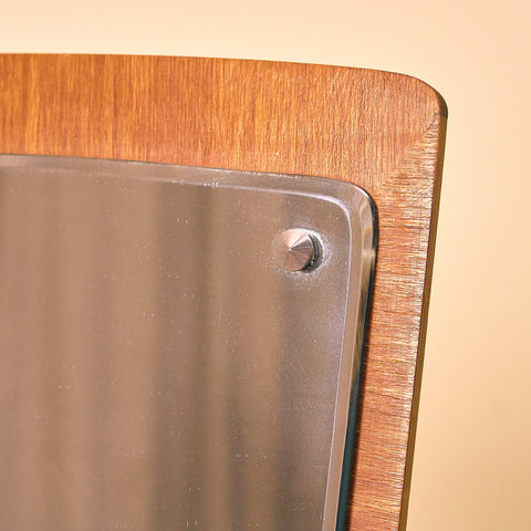 Mid-century mirror in teak