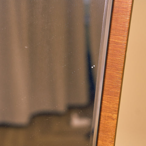 Mid-century mirror in teak