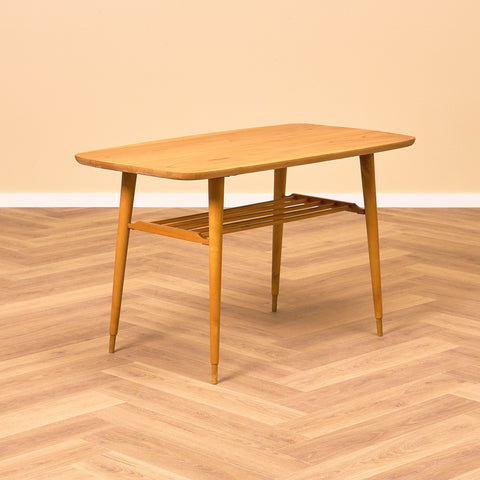Swedish coffee table in birch and beech