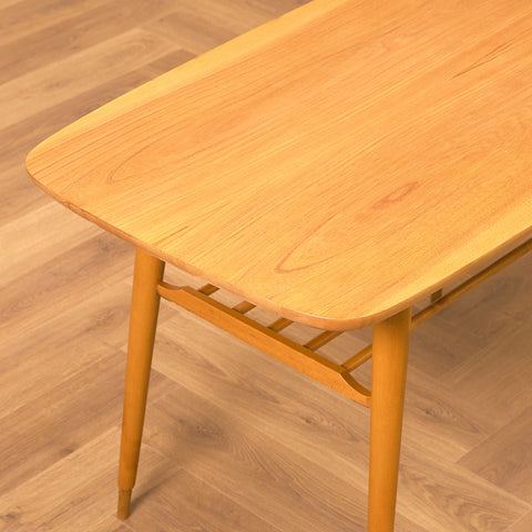 Swedish coffee table in birch and beech