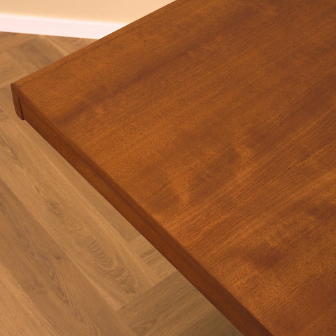 Svenskt matbord i mahogny av David Rosén för Nordiska Kompaniet, modell 'Napoli'