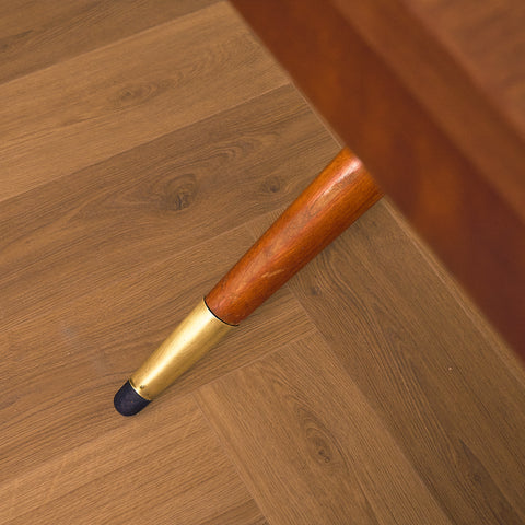 Svenskt matbord i mahogny av David Rosén för Nordiska Kompaniet, modell 'Napoli'