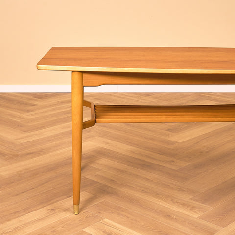 Swedish coffee table in teak