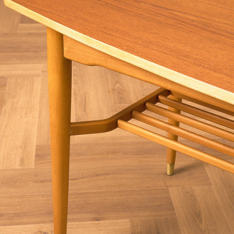 Swedish coffee table in teak