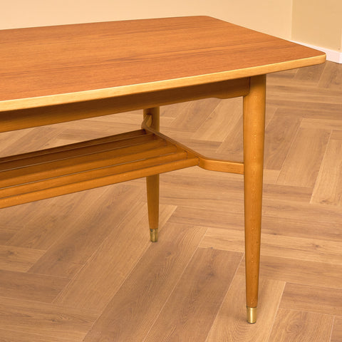 Swedish coffee table in teak