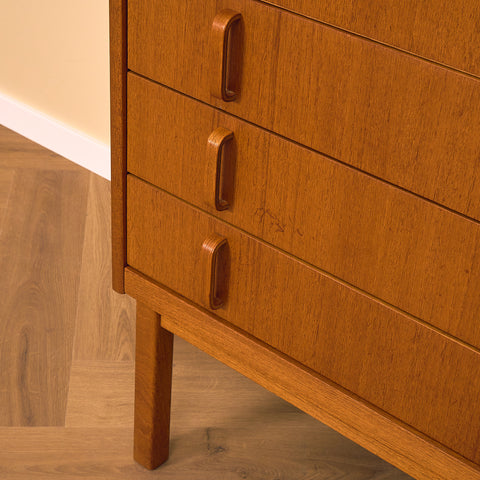 Svensk bokhylla i teak av Bertil Fridhagen för Bodafors