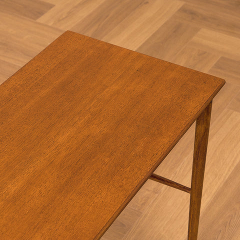 Mid-century sidobord i teak och ek