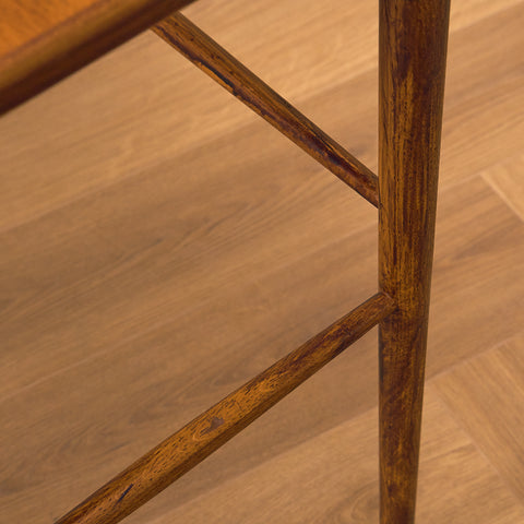 Mid-century sidobord i teak och ek