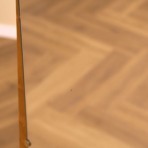 Svensk spegel i teak av Dala speglar i Falun