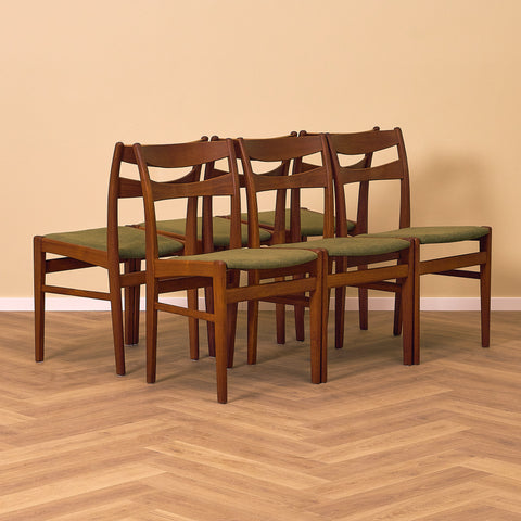 Svenska matstolar i teak