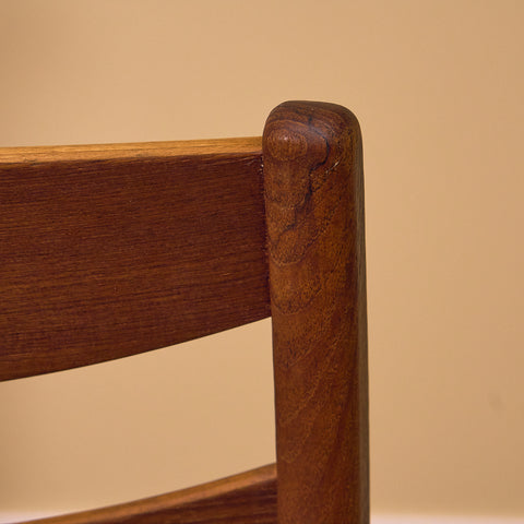 Svenska matstolar i teak