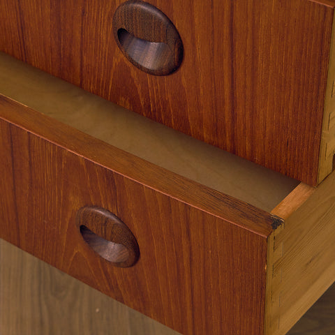 Danish chest of drawers in teak by Niels Christensen