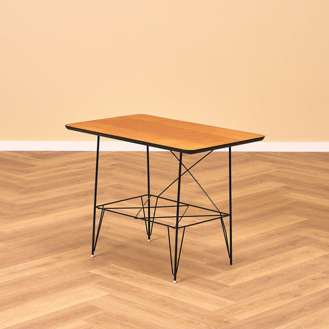 Swedish side table in teak