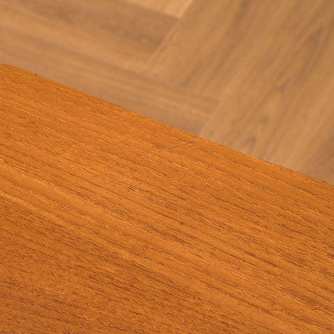 Swedish side table in teak