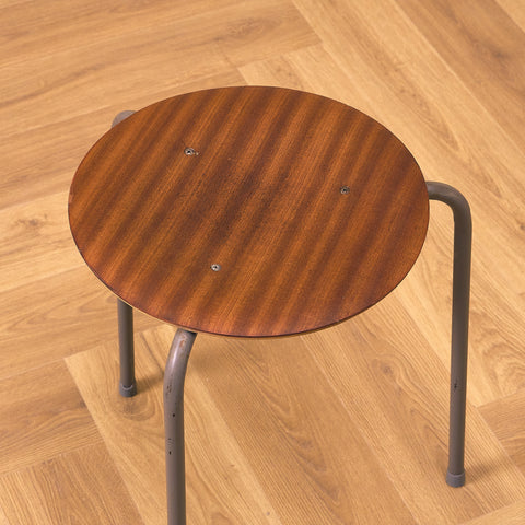 German stool in mahogany