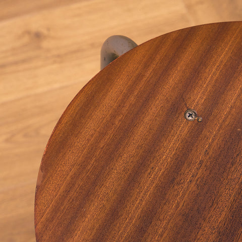 German stool in mahogany