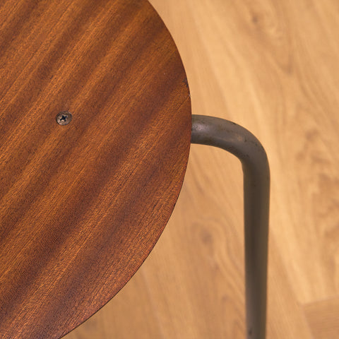 German stool in mahogany