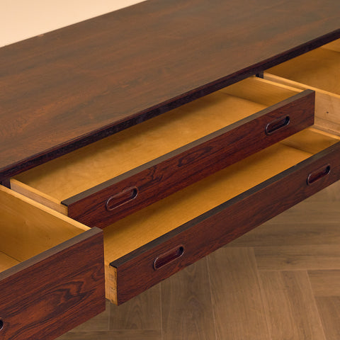 Danish sideboard/TV-bench in Santos rosewood by Severin Hansen