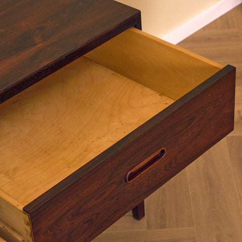 Danish sideboard/TV-bench in Santos rosewood by Severin Hansen