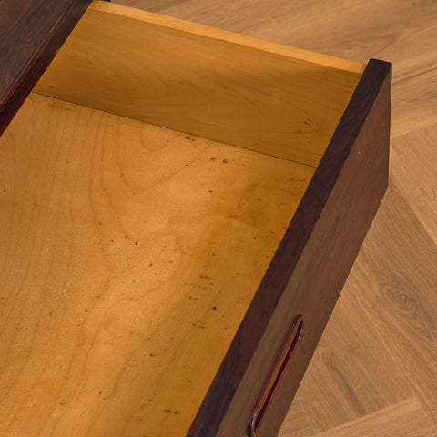 Danish sideboard/TV-bench in Santos rosewood by Severin Hansen