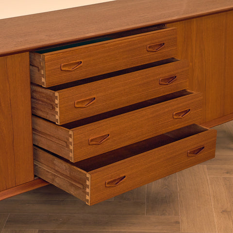 Danish sideboard in teak by Clausen & Søn