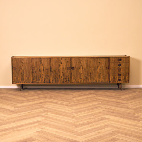 Large Danish sideboard in Santos rosewood & mahogany
