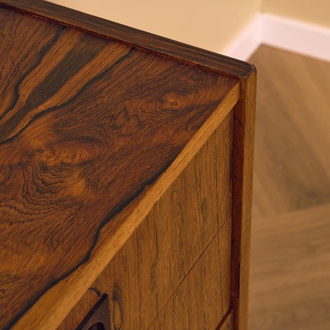 Large Danish sideboard in Santos rosewood & mahogany