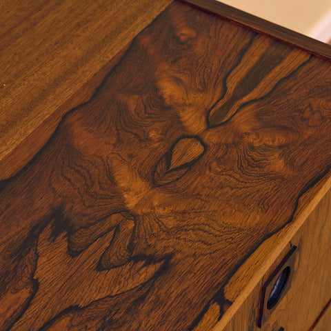 Large Danish sideboard in Santos rosewood & mahogany