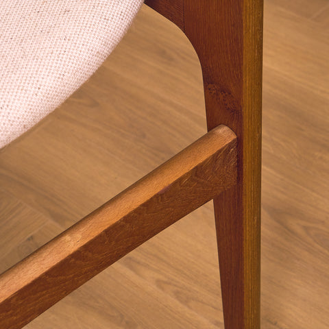 Danish set of 4 dining chairs by Erik Buch for Nova Stolefabrik