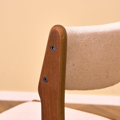 Danish set of 4 dining chairs by Erik Buch for Nova Stolefabrik