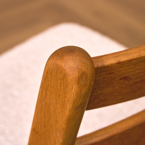 Danish dining chairs in teak and beech by Findahl