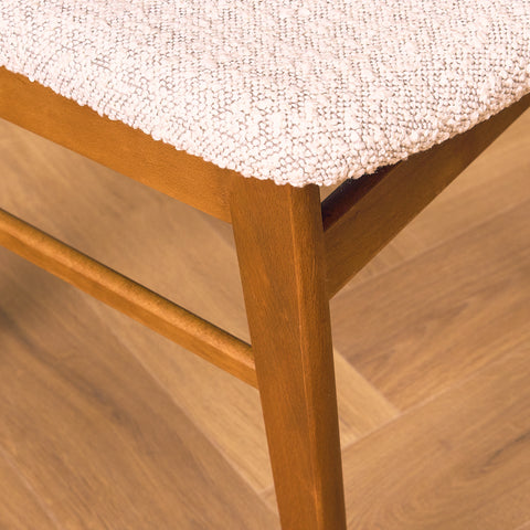 Danish dining chairs in teak and beech by Findahl