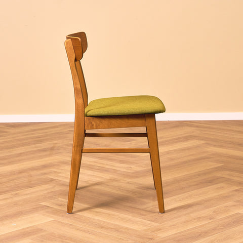 Danish dining chairs in teak & beech by Findahl, model 'Mosbøl'