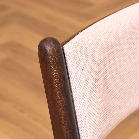 Danish dining chairs in teak and beech by Findahl