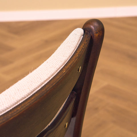 Danish dining chairs in teak and beech by Findahl