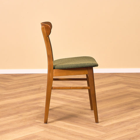 Danish dining chairs in teak & beech