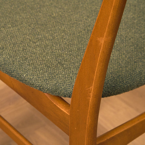 Danish dining chairs in teak & beech